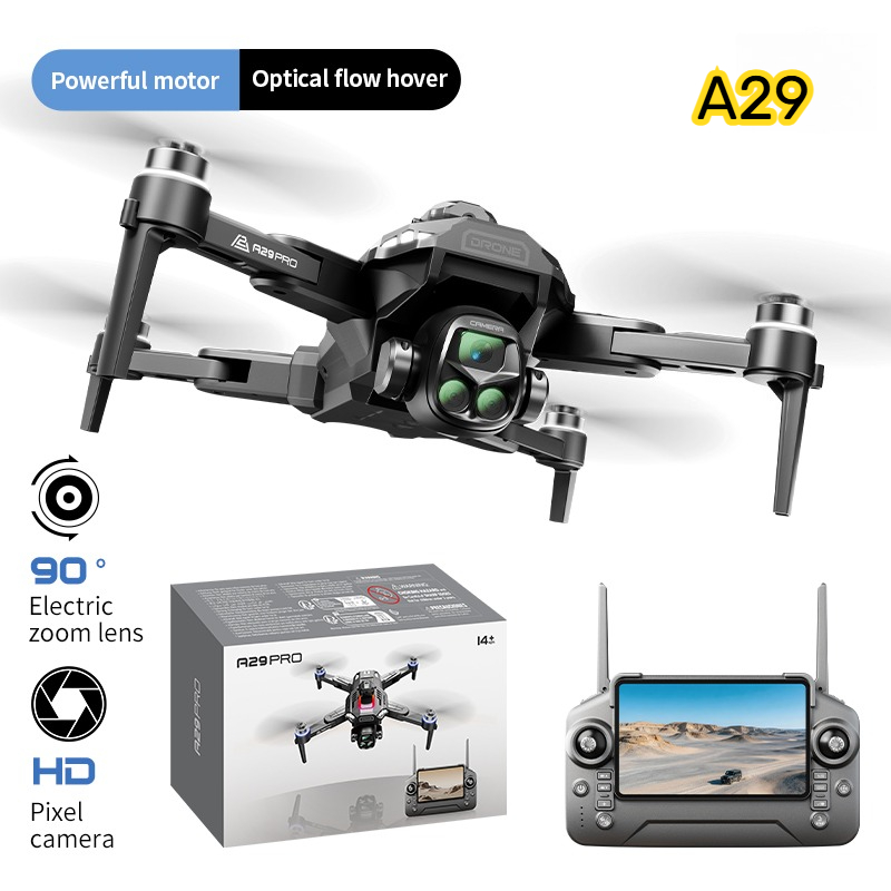 Drone Camera With Gimbal - RC FPV Quadcopter A29 Mecha Style