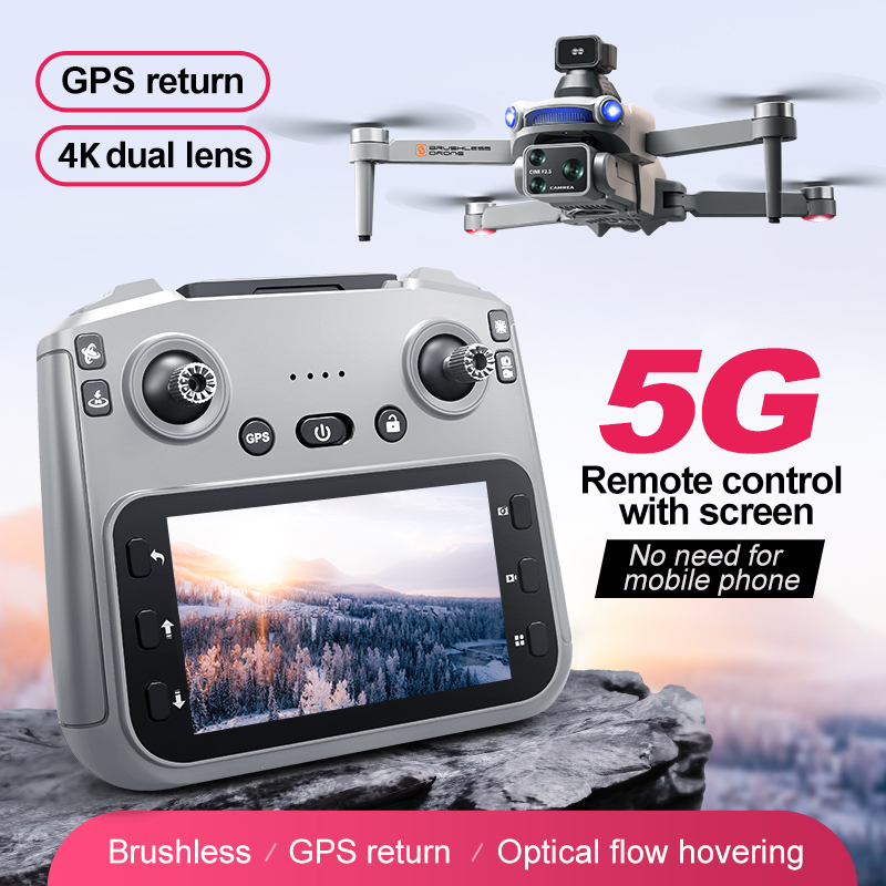 Drone Camera 4K - S119 Drone GPS WIFI FPV 1KM