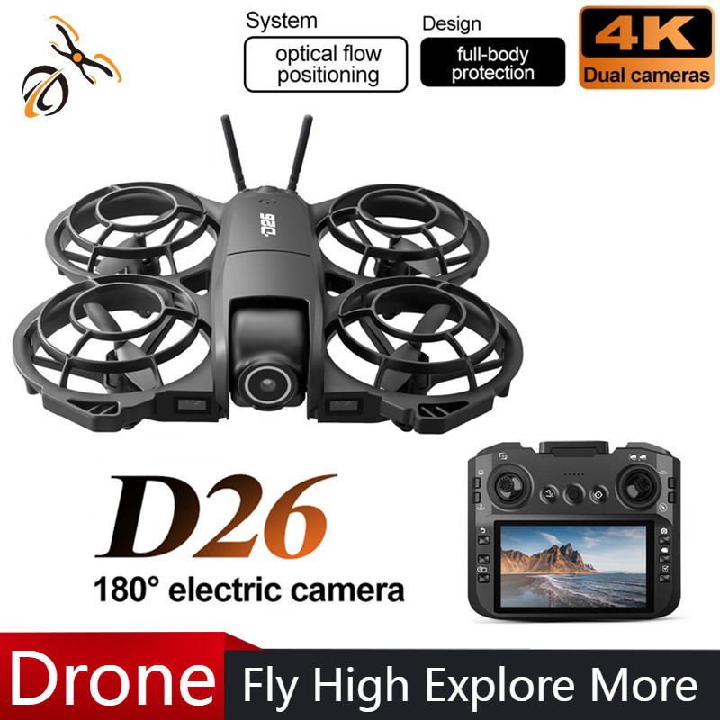 D26 Drone 4K Aerial HD 180° Ca - Drone Camera 4K recension och pris