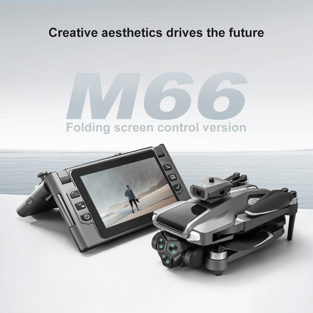 Foldable M66 RC Drone with 4.5 - Drone Camera With Gimbal recension och pris